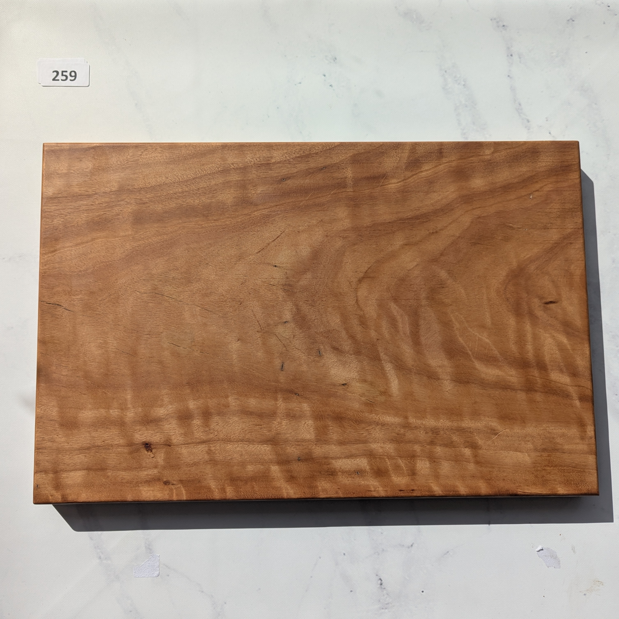 #259 Chopping Board - Blackbutt - Large - Spallted