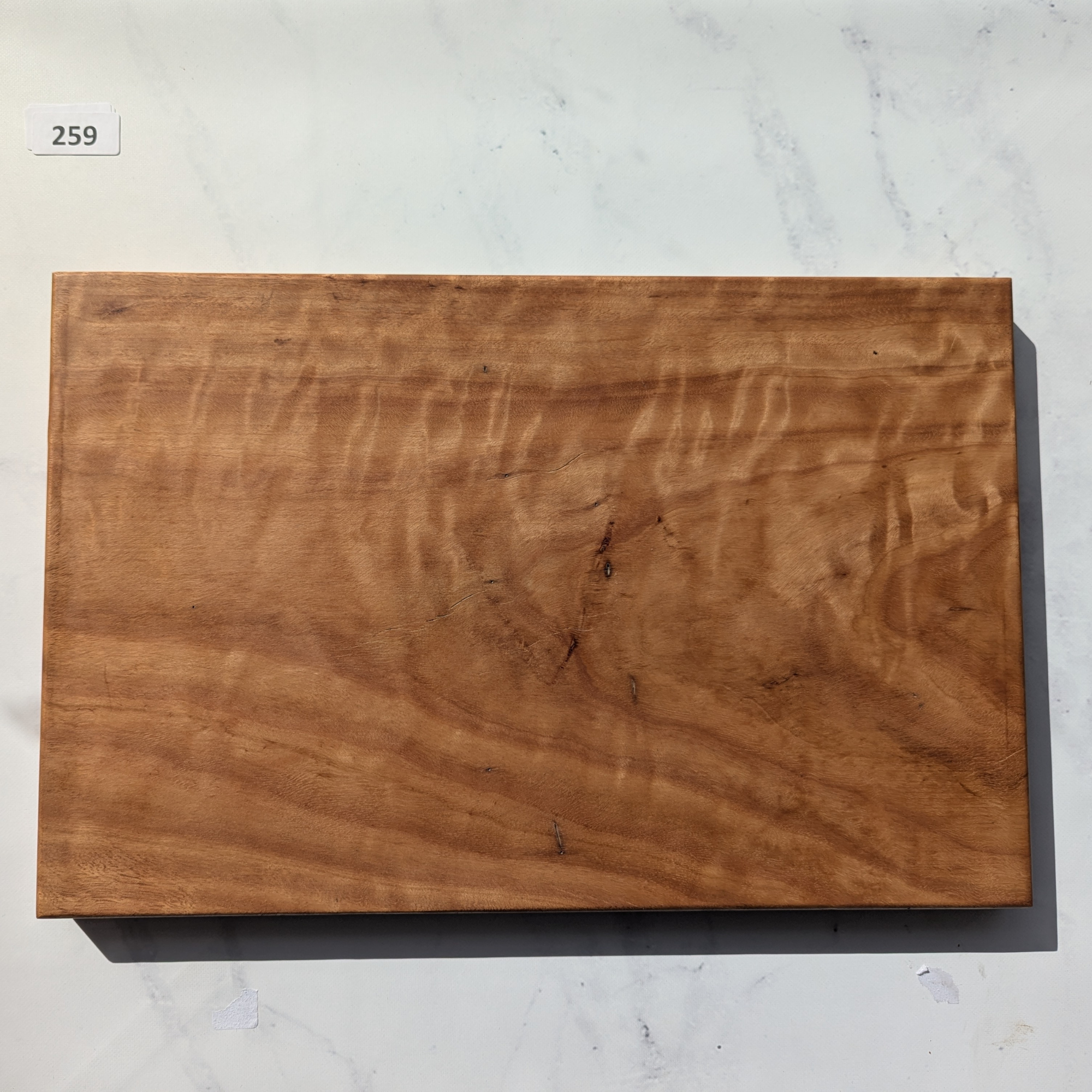 #259 Chopping Board - Blackbutt - Large - Spallted